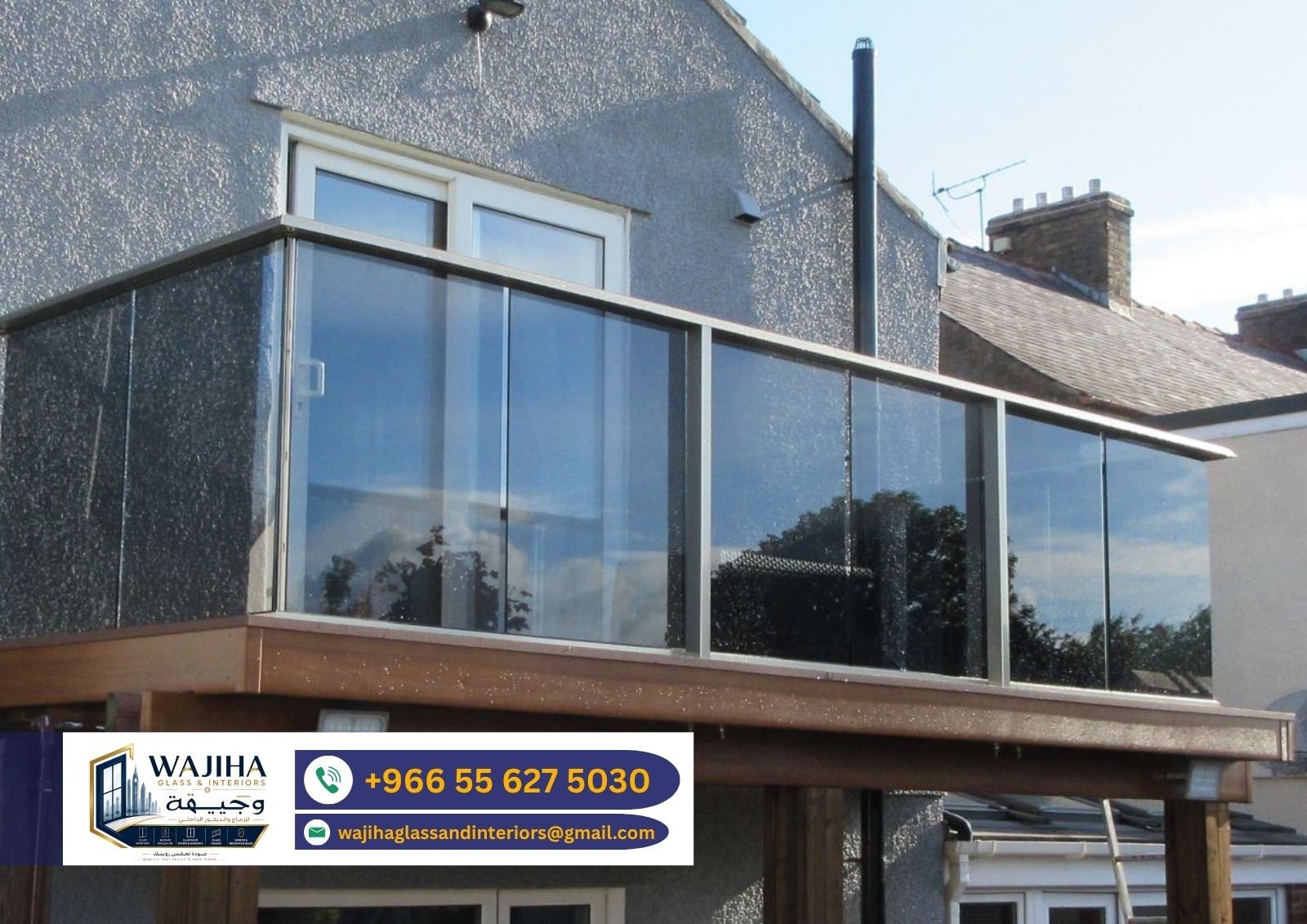Glass Balcony Railing Project 1