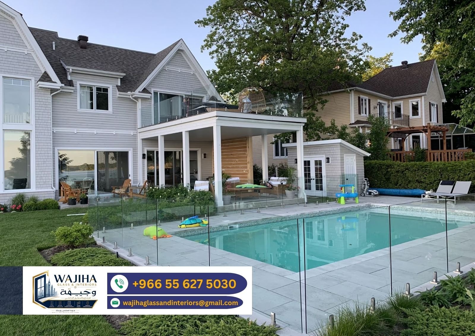 Pool Glass Railing Project 1