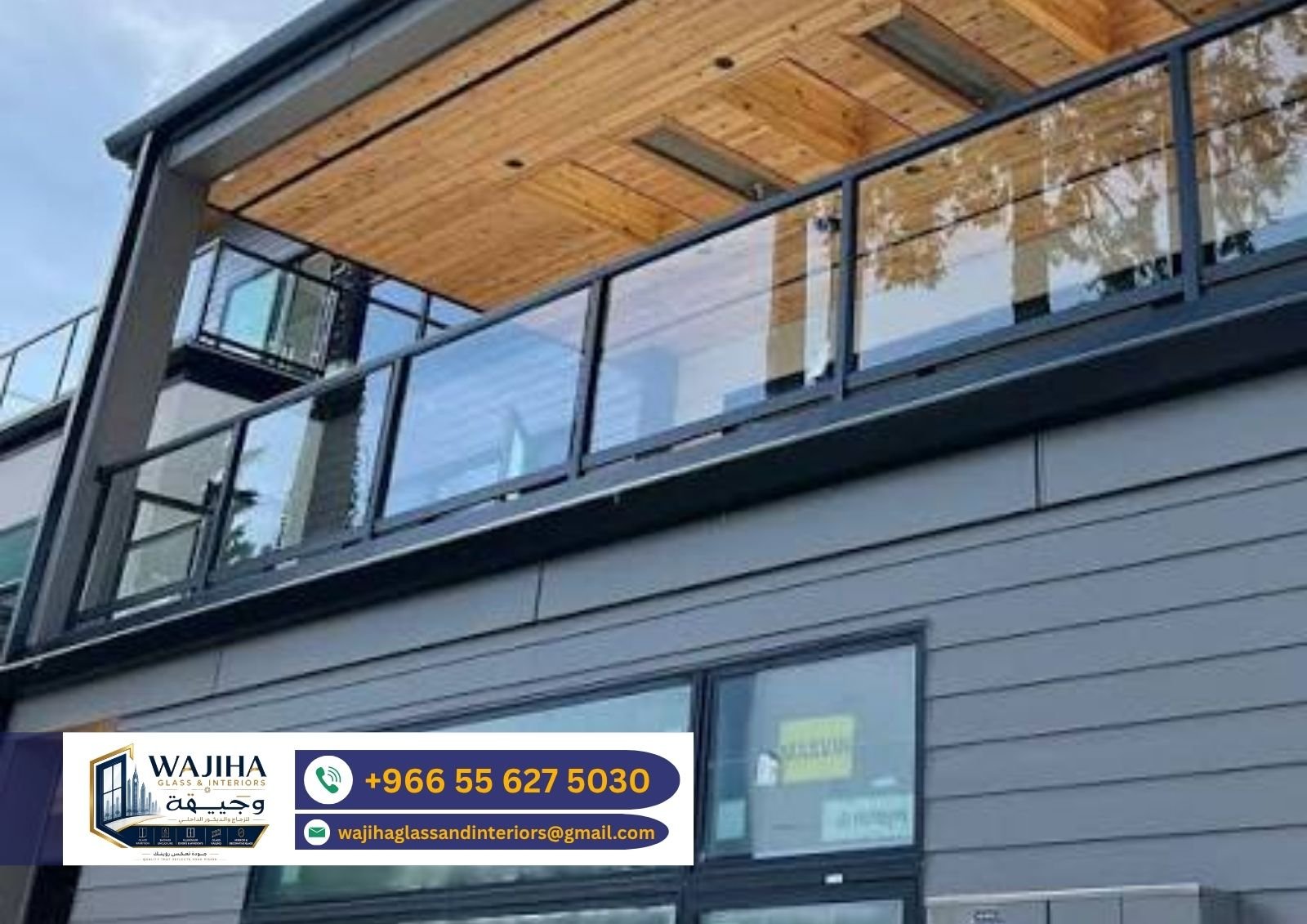 Glass Balcony Railing Project 12