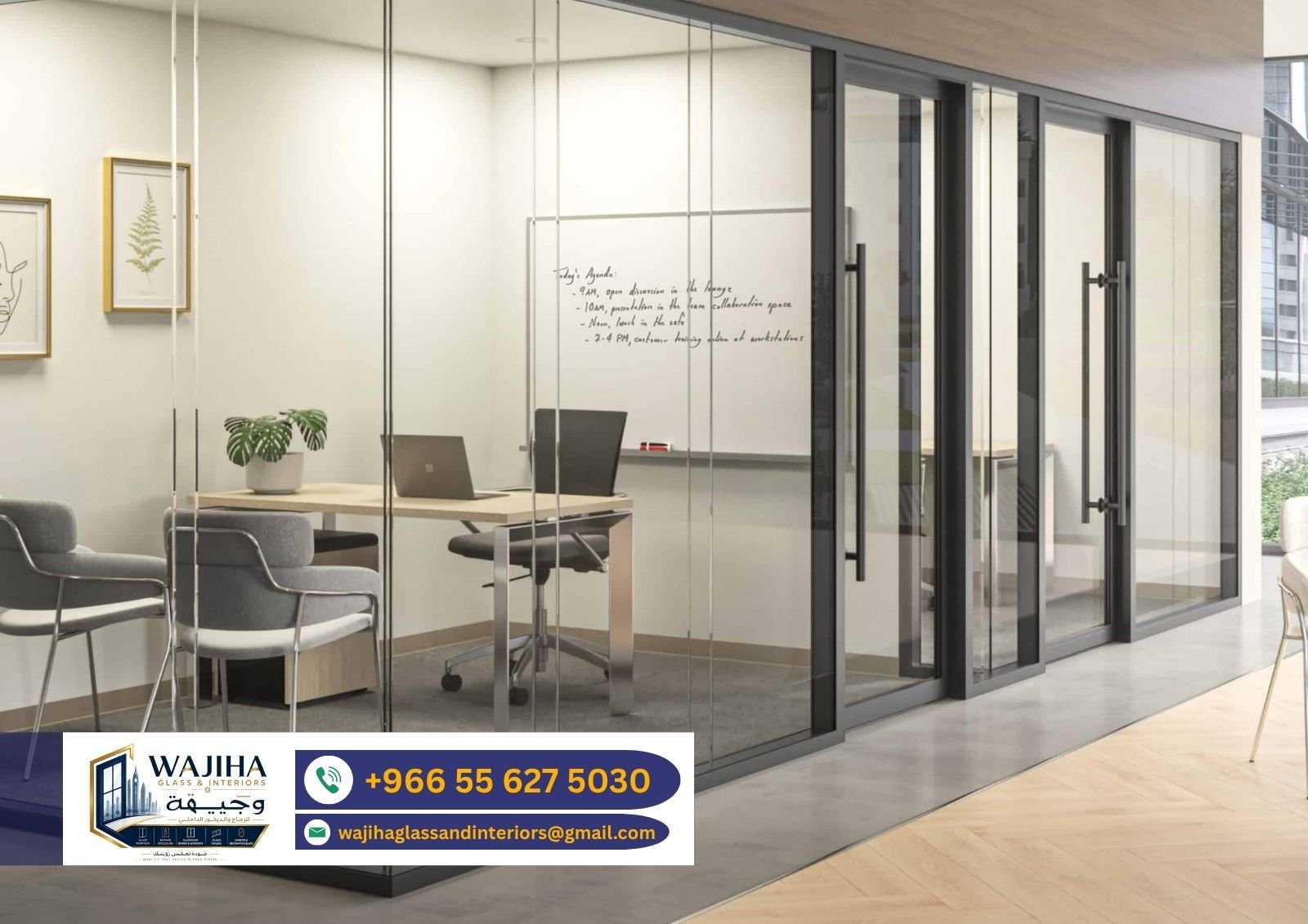 Office Glass Partition Project 2