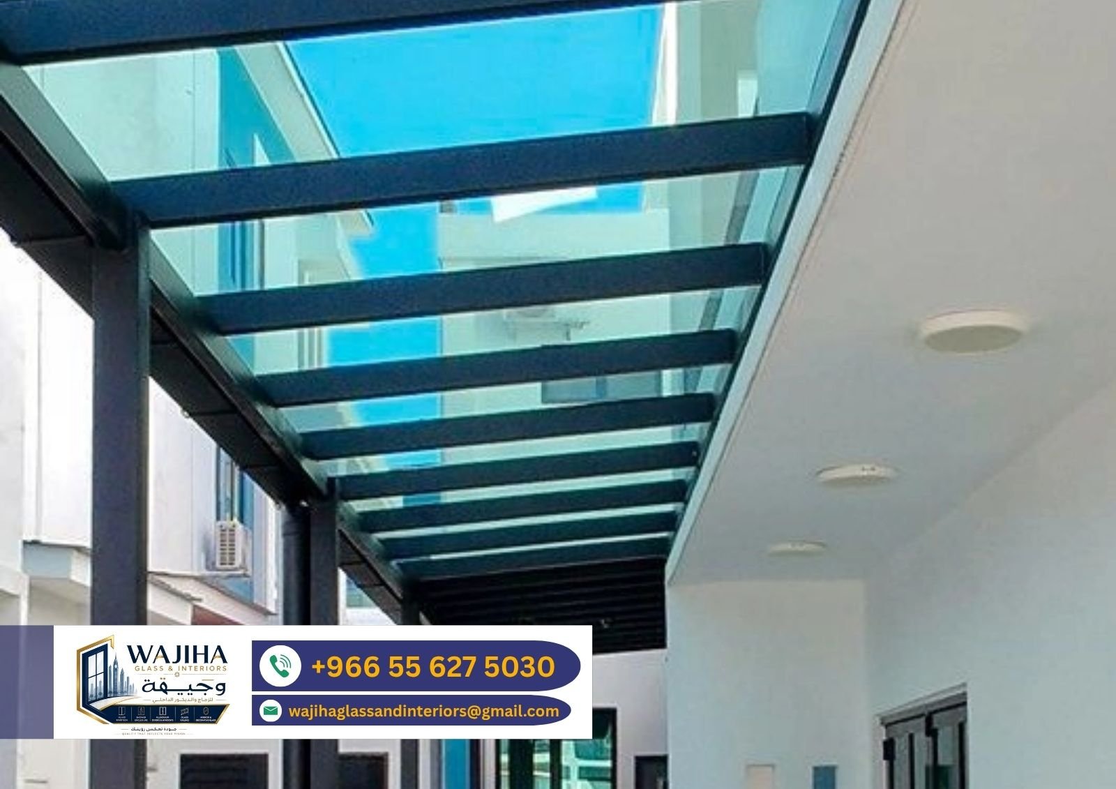Custom glass roof Riyadh KSA