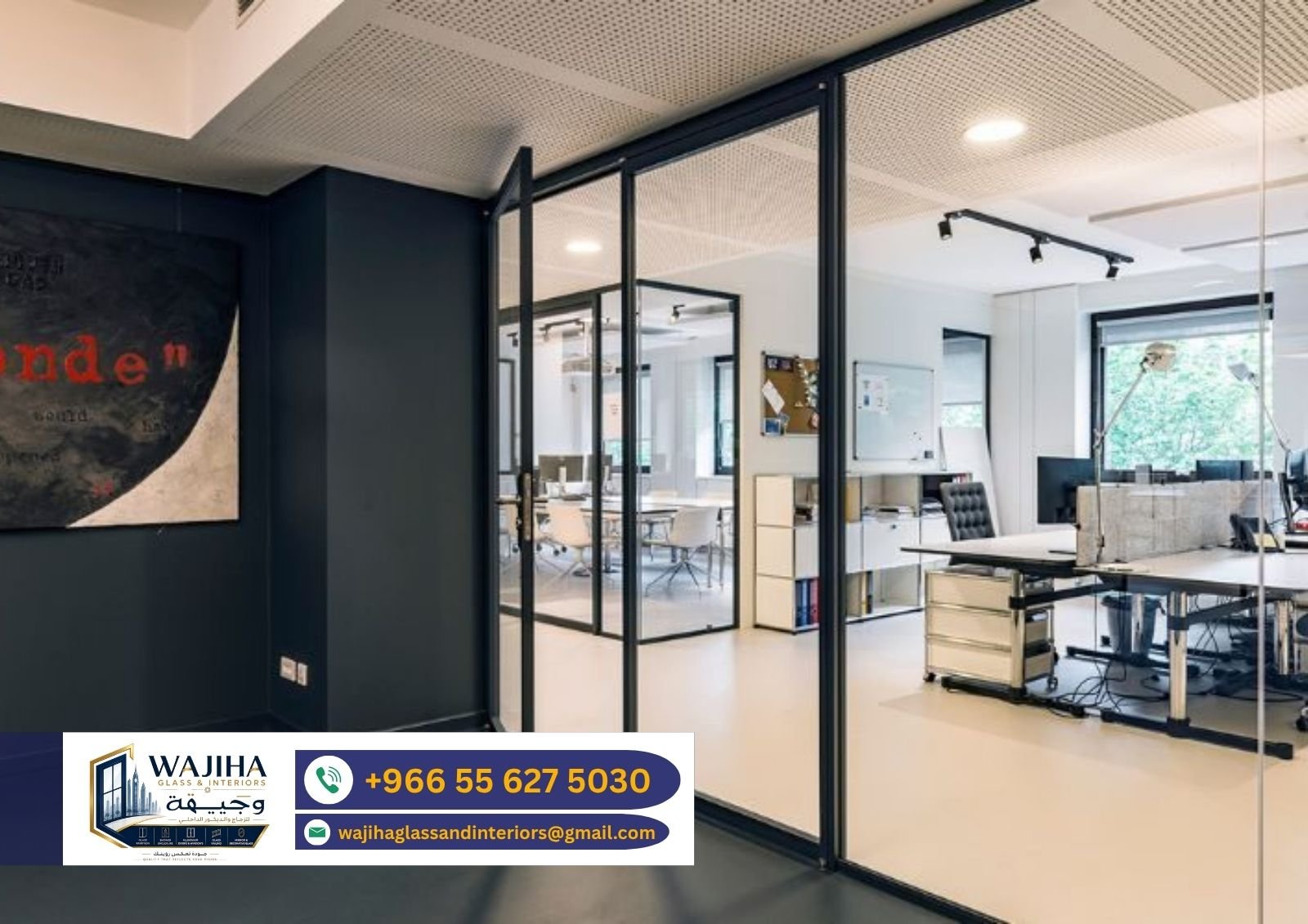 Office Glass Partition Project 6