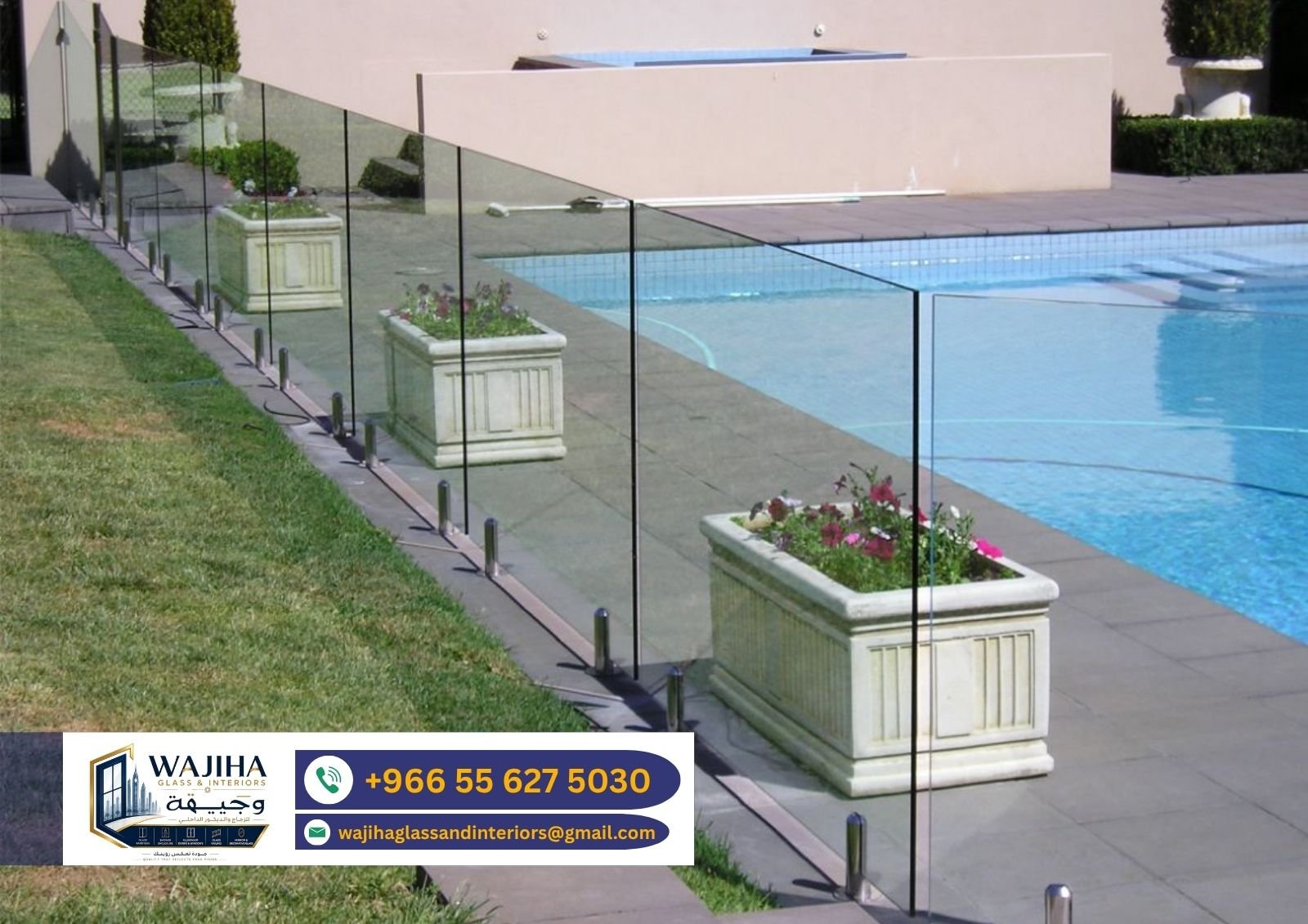 Pool Glass Railing Project 7
