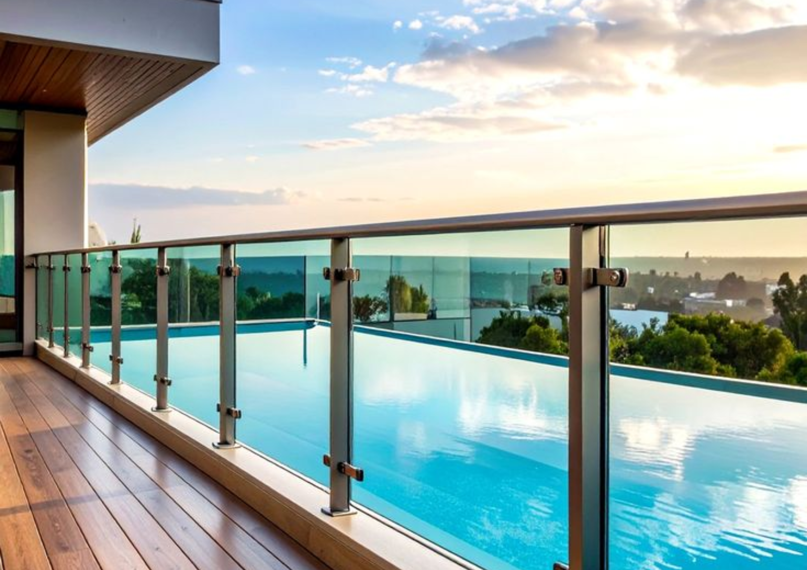 Pool Glass Railing